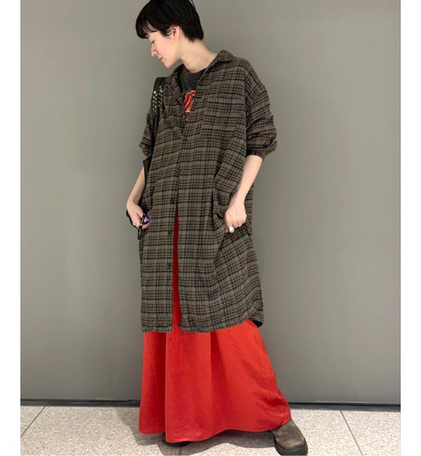 journal standard luxe「ヴィンテージサテン ギャザースカート」|スカート|