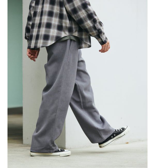 JOURNAL STANDARD「ダブル クロス オーバー パンツ」|スラックス|