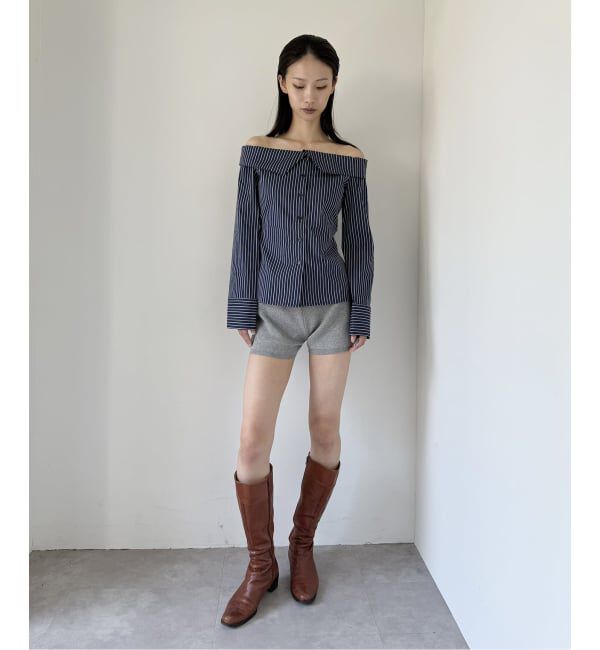 Oriens JOURNAL STANDARD「オフショルダーシャツ」|シャツ・ブラウス|