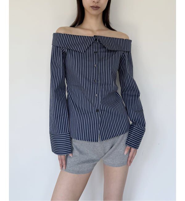 Oriens JOURNAL STANDARD「オフショルダーシャツ」|シャツ・ブラウス|