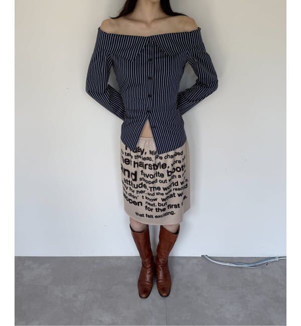 Oriens JOURNAL STANDARD「オフショルダーシャツ」|シャツ・ブラウス|