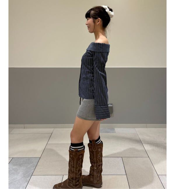 Oriens JOURNAL STANDARD「オフショルダーシャツ」|シャツ・ブラウス|