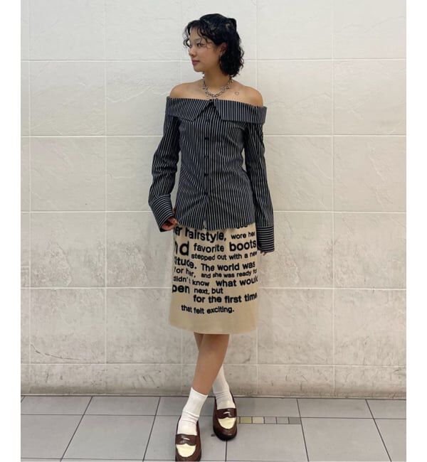 Oriens JOURNAL STANDARD「オフショルダーシャツ」|シャツ・ブラウス|