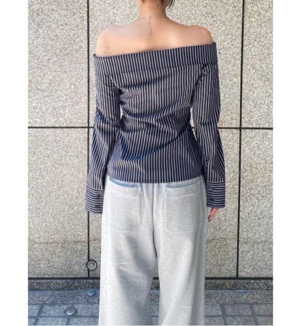 Oriens JOURNAL STANDARD「オフショルダーシャツ」|シャツ・ブラウス|