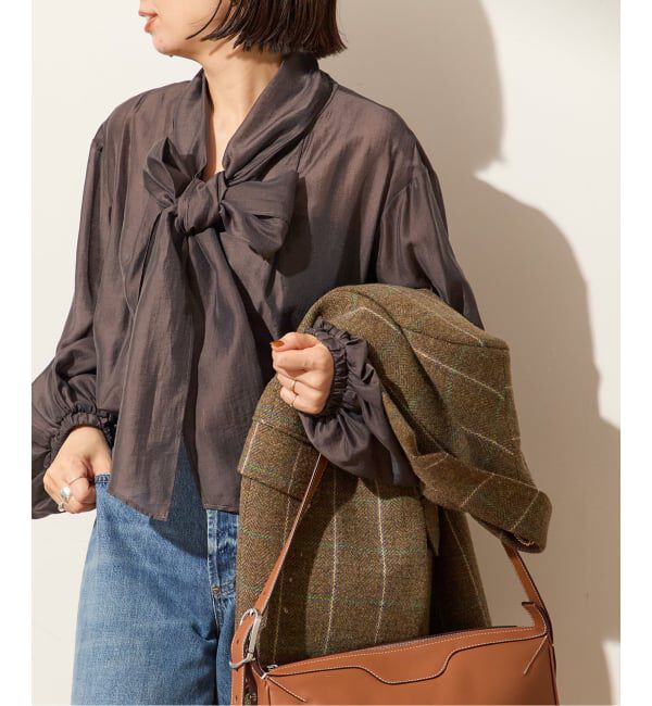journal standard L'essage「シアーボウタイブラウス」|シャツ・ブラウス|