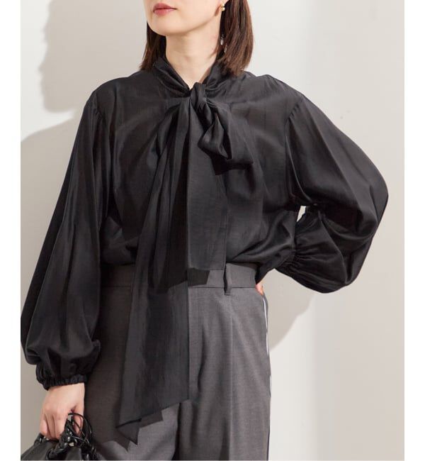 journal standard L'essage「シアーボウタイブラウス」|シャツ・ブラウス|