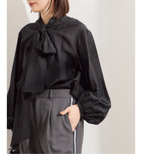 journal standard L'essage「シアーボウタイブラウス」|シャツ・ブラウス|