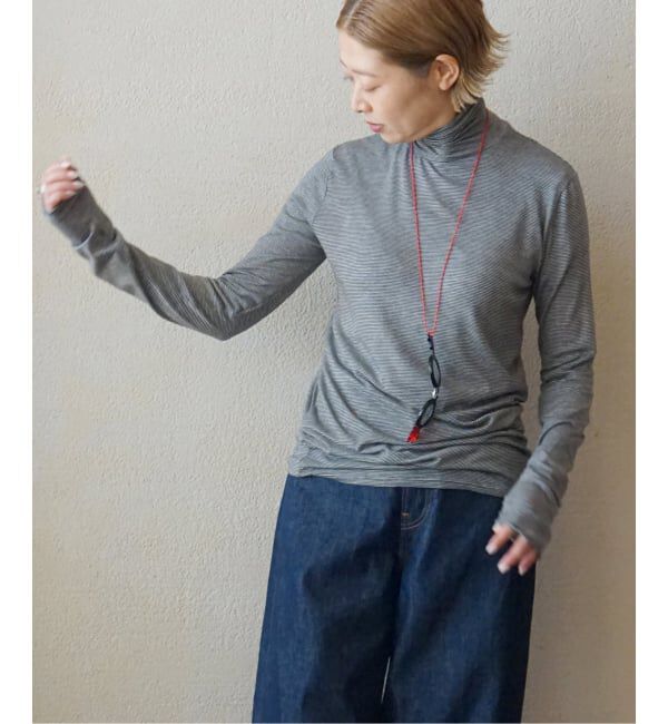 journal standard luxe「シアージャージ タートルネックプルオーバー」|Tシャツ・カットソー|