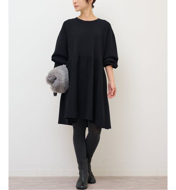 JOURNAL STANDARD relume「《WEB限定追加》ウォッシャブルペプラムチュニック」|チュニック|ブラック