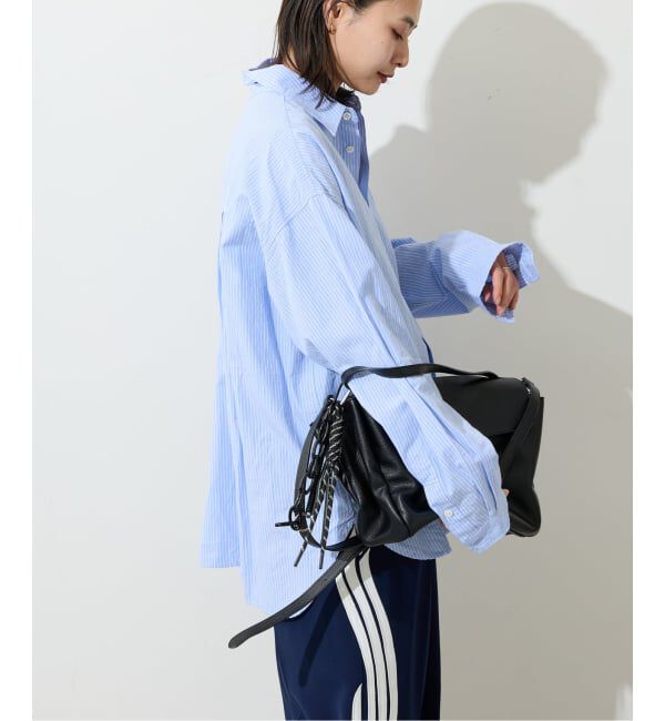 JOURNAL STANDARD「《追加予約》【LANCER CLOTHING CORPORATION】 オーバーFITストライプシャツ」|シャツ・ブラウス|