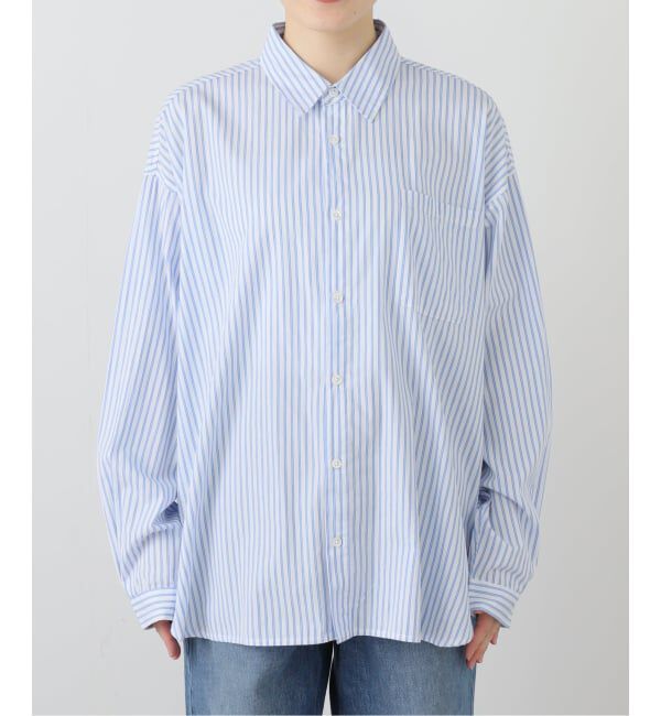 JOURNAL STANDARD「《追加予約》【LANCER CLOTHING CORPORATION】 オーバーFITストライプシャツ」|シャツ・ブラウス|