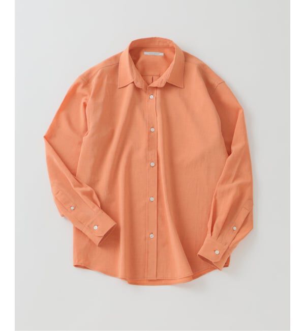 JOURNAL STANDARD「《予約》EVALET / エバレット ST ライト レギュラー カラー シャツ」|シャツ・ブラウス|オレンジ