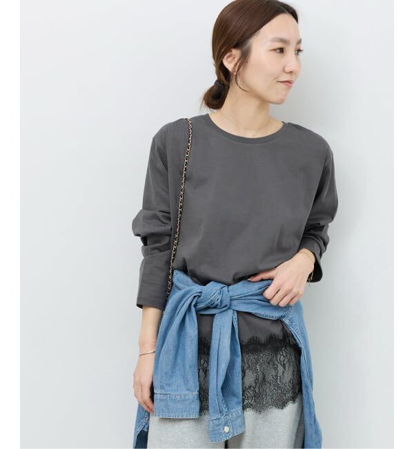 JOURNAL STANDARD relume「レースヘムロンT」|Tシャツ・カットソー|