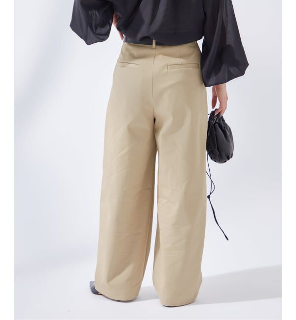 journal standard L'essage「《追加予約5》【金子綾さん着用】CP タックチノパンツ」|チノ|