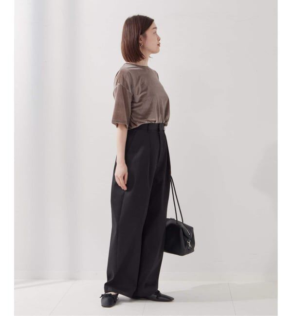 journal standard L'essage「《追加予約5》【金子綾さん着用】CP タックチノパンツ」|チノ|