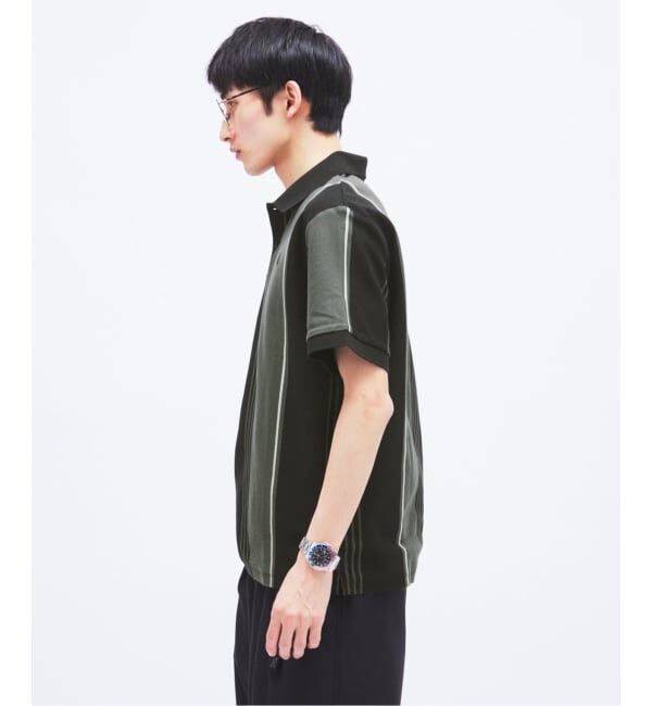 JOURNAL STANDARD「《予約》FRED PERRY / フレッドペリー 別注 ストライプ ピケ ポロシャツ」|ポロシャツ|