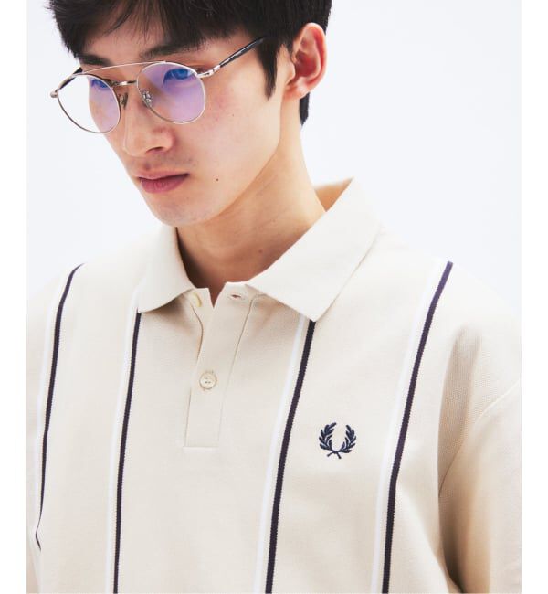 JOURNAL STANDARD「《予約》FRED PERRY / フレッドペリー 別注 ストライプ ピケ ポロシャツ」|ポロシャツ|