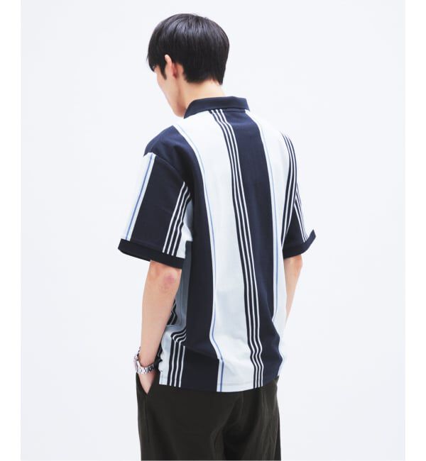 JOURNAL STANDARD「《予約》FRED PERRY / フレッドペリー 別注 ストライプ ピケ ポロシャツ」|ポロシャツ|