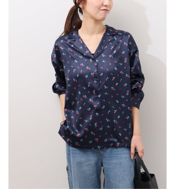 JOURNAL STANDARD relume「《予約》小花プリントオープンカラーシャツ」|シャツ・ブラウス|