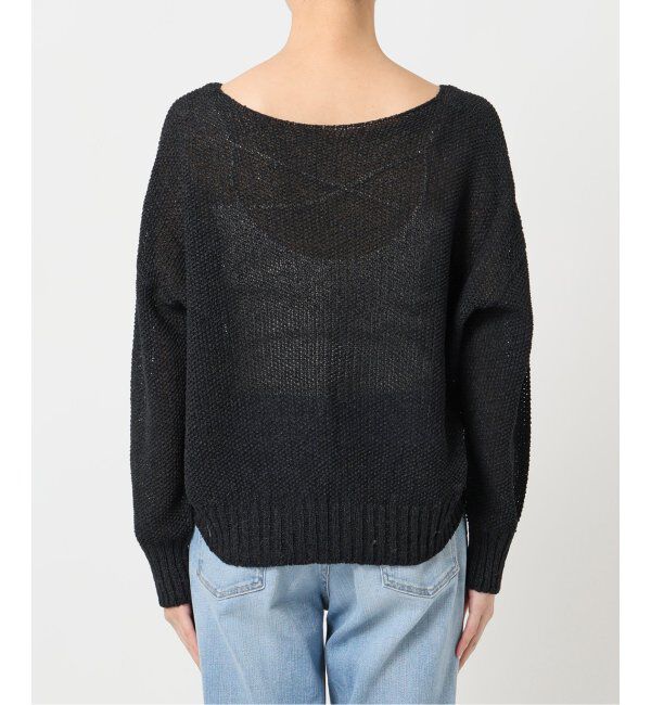 Spick and Span「ペーパーヤーンVネックカーディガン」|カーディガン|