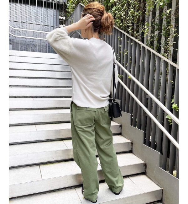 Spick and Span「《追加2》ルーズベイカーパンツ」|カーゴ|