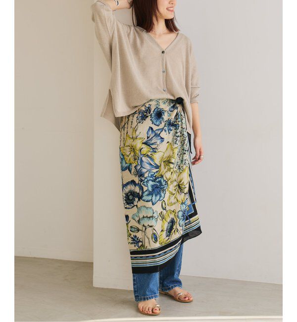 Spick and Span「ギマコットンオーバーサイズカーディガン」|カーディガン|