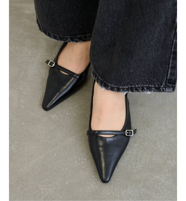 U by SPICK&SPAN「KOMOREBI MUSEUM /コモレビミュージアム バックストラップポインテッドミュール」|パンプス|