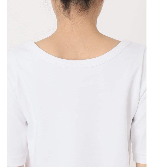 NOBLE「《追加》スビンコットンソフトスクエアーネックTシャツ 2」|Tシャツ・カットソー|