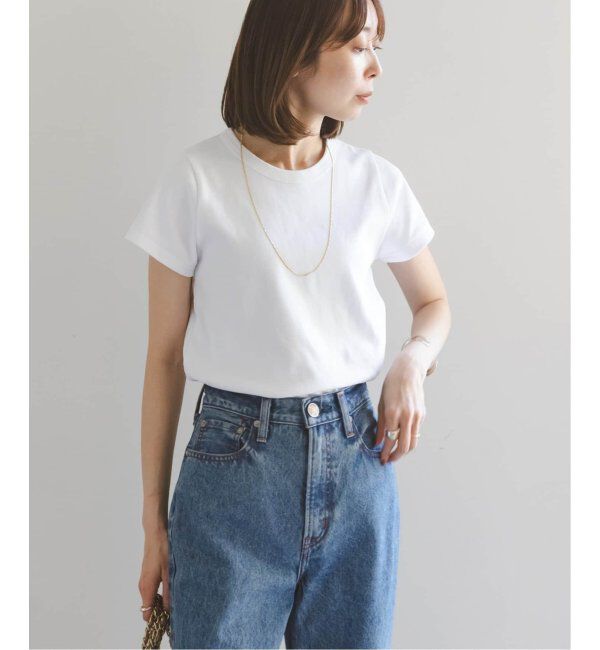 NOBLE「《追加》スビンコットンスムースコンパクトTシャツ 2」|Tシャツ・カットソー|