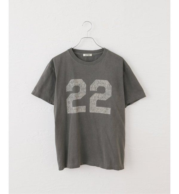Spick and Span「《追加》AUTHEN / オーセン NUMBERING FLOCKY T-SHIRT」|Tシャツ・カットソー|