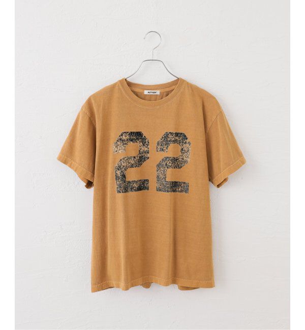 Spick and Span「《追加》AUTHEN / オーセン NUMBERING FLOCKY T-SHIRT」|Tシャツ・カットソー|