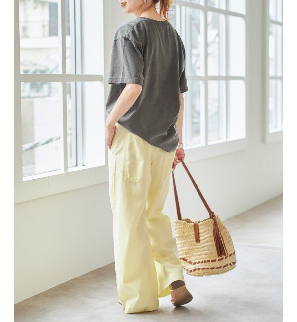 Spick and Span「《追加》AUTHEN / オーセン NUMBERING FLOCKY T-SHIRT」|Tシャツ・カットソー|