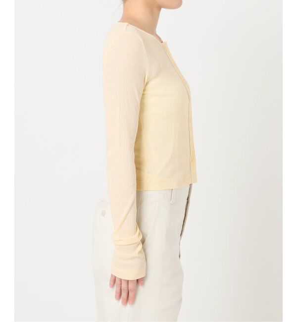 U by SPICK&SPAN「コットンテレココンパクトカーデ」|カーディガン|
