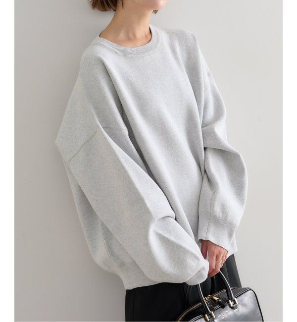 U by SPICK&SPAN「スウェットライクニット」|ニット・セーター|