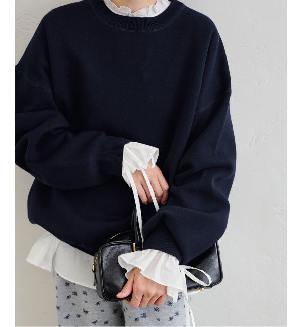 U by SPICK&SPAN「スウェットライクニット」|ニット・セーター|