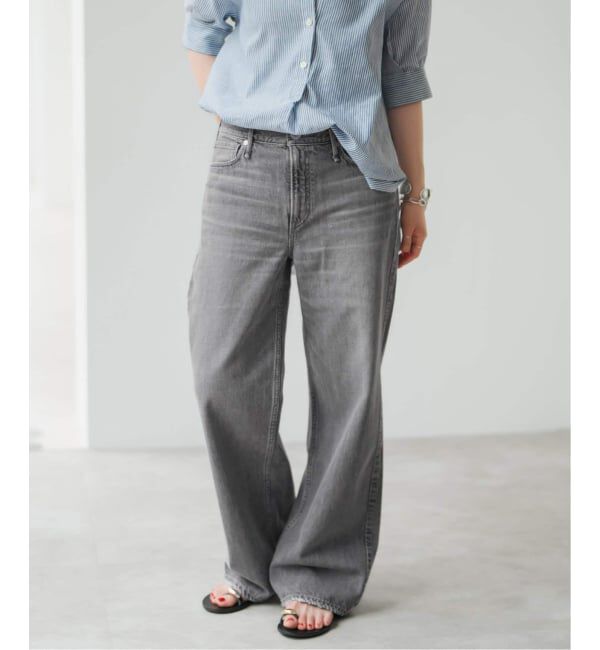 Spick and Span「upper hights/アッパーハイツ  THE NIECE MIDRISE」|デニム|グレー