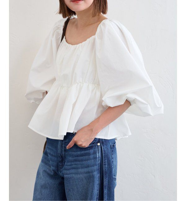 U by SPICK&SPAN「2WAY オフショルブラウス」|シャツ・ブラウス|