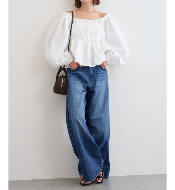 U by SPICK&SPAN「2WAY オフショルブラウス」|シャツ・ブラウス|