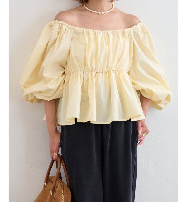 U by SPICK&SPAN「2WAY オフショルブラウス」|シャツ・ブラウス|