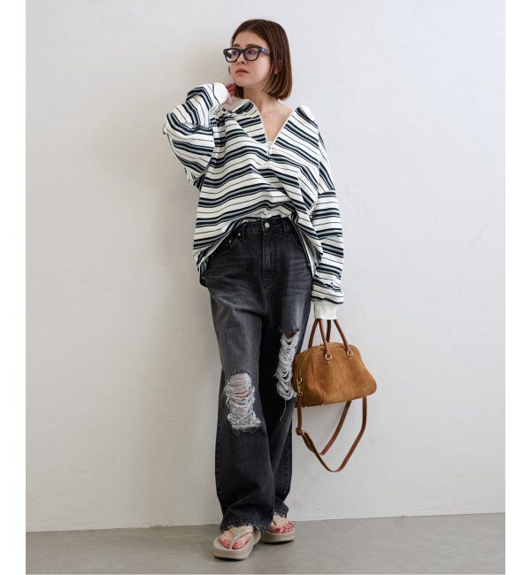 U by SPICK&SPAN「《WEB限定/追加》AULENTTI /オウレンティSUEDE BOSTON BAG5」|ボストンバッグ|