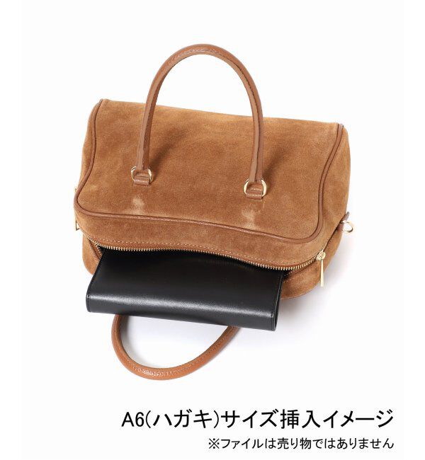U by SPICK&SPAN「《WEB限定/追加》AULENTTI /オウレンティSUEDE BOSTON BAG5」|ボストンバッグ|