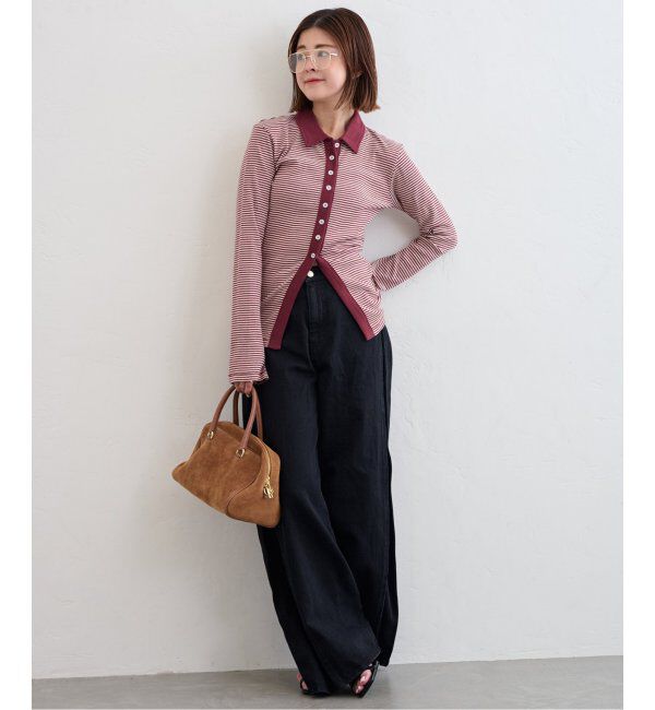 U by SPICK&SPAN「《WEB限定/追加》AULENTTI /オウレンティSUEDE BOSTON BAG5」|ボストンバッグ|