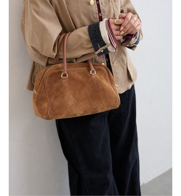 U by SPICK&SPAN「《WEB限定/追加》AULENTTI /オウレンティSUEDE BOSTON BAG5」|ボストンバッグ|