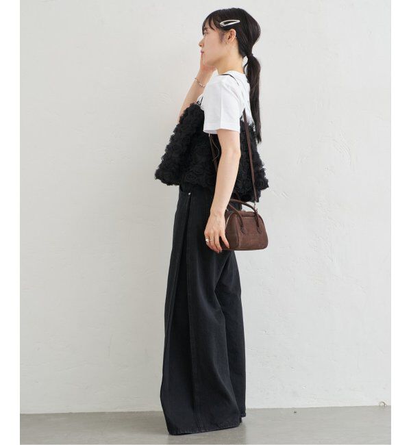 U by SPICK&SPAN「フラワーチュールベアブラウス」|シャツ・ブラウス|