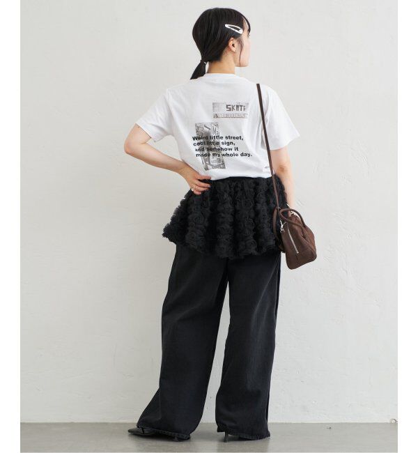 U by SPICK&SPAN「フラワーチュールベアブラウス」|シャツ・ブラウス|