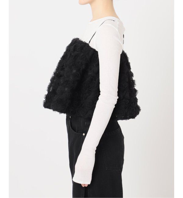 U by SPICK&SPAN「フラワーチュールベアブラウス」|シャツ・ブラウス|