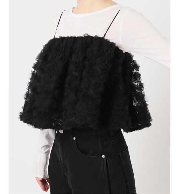 U by SPICK&SPAN「フラワーチュールベアブラウス」|シャツ・ブラウス|