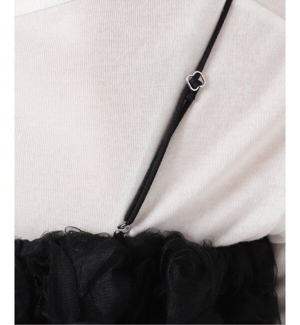 U by SPICK&SPAN「フラワーチュールベアブラウス」|シャツ・ブラウス|