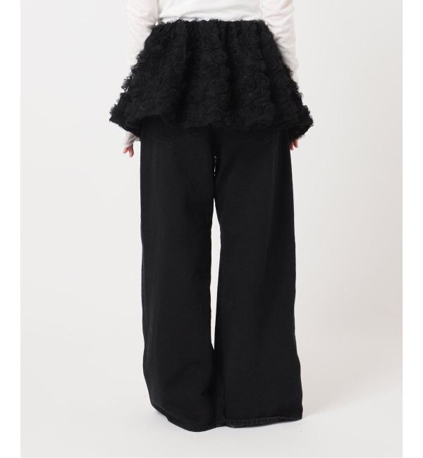 U by SPICK&SPAN「フラワーチュールベアブラウス」|シャツ・ブラウス|