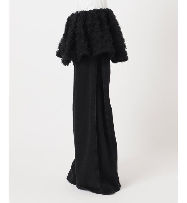 U by SPICK&SPAN「フラワーチュールベアブラウス」|シャツ・ブラウス|